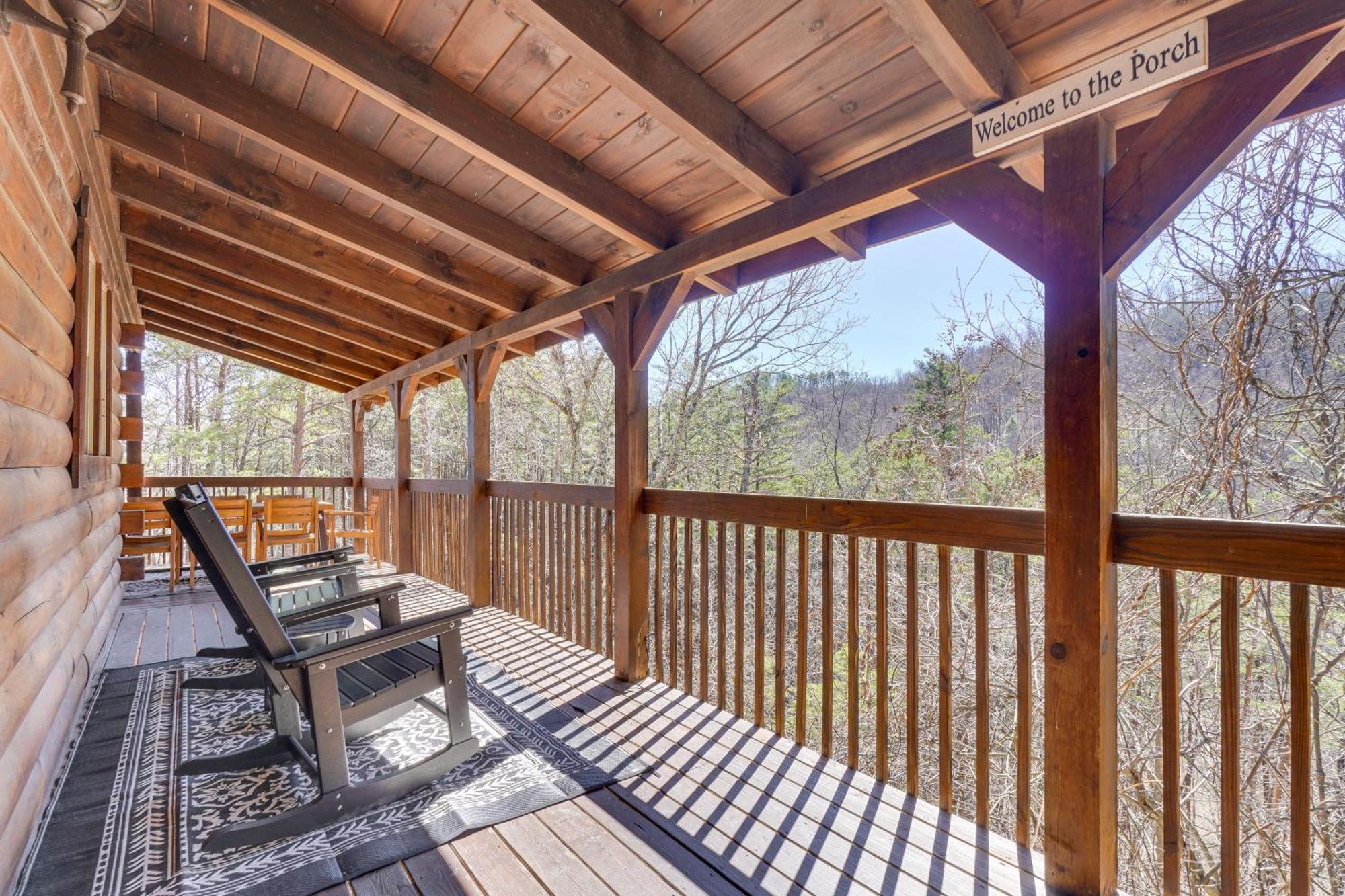 Sevierville Cabin With Deck Minutes To Pigeon Forge Buitenkant foto